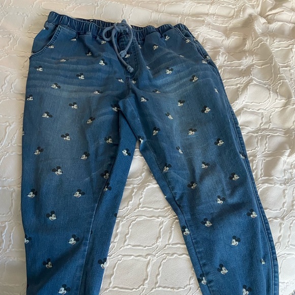 Disney Denim - Mickey Mouse Joggers Size Large